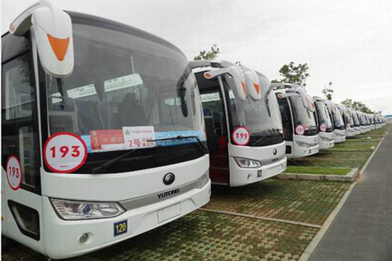 170 bus 100﹪électriques de Yutong au service des Jeux sportifs du Guangdong