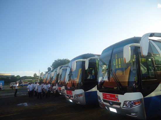 27 bus de Yutong servent l’APEC aux Philippines