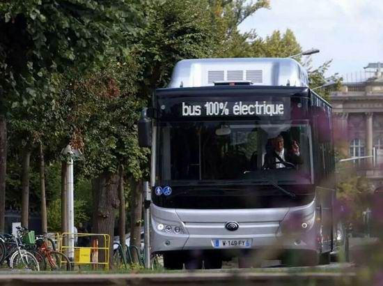 Croissance de 176,1% des ventes des bus Yutong électriques en 2015