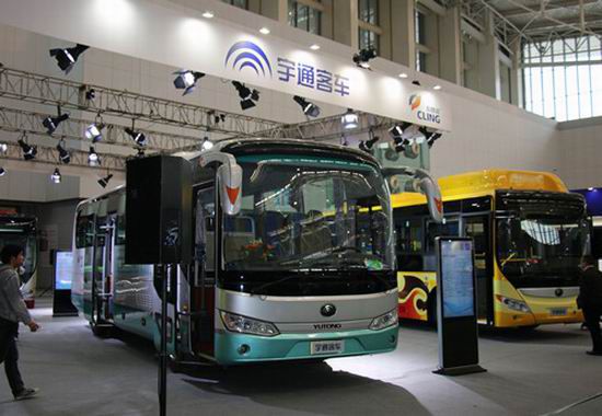 Une formation très forte des véhicules Yutong brille dans l’Exposition des bus à Tianjin en 2017