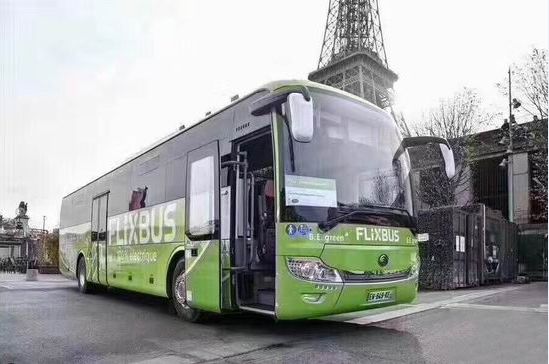 Exploitation d’autobus 100% électrique Yutong en France