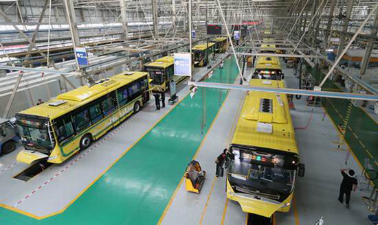 600 autobus électriques livrés successivement à Harbin Transportation