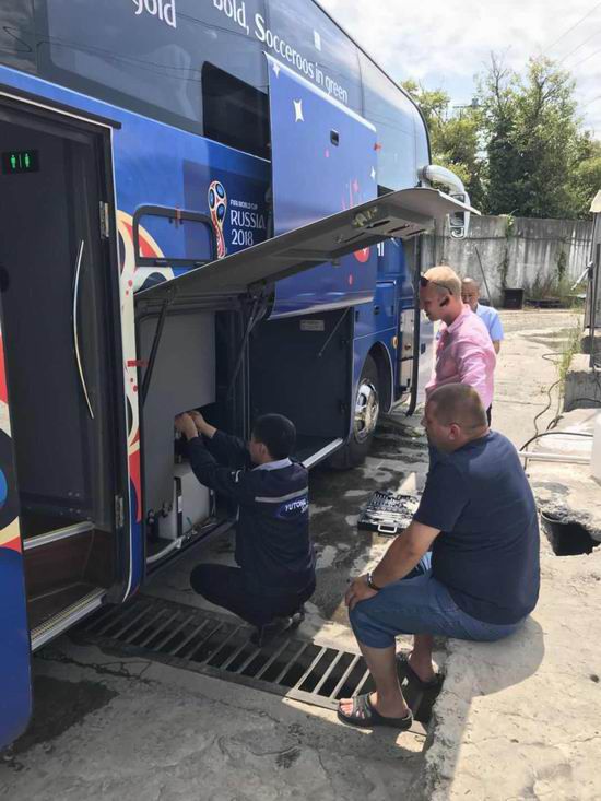 Yutong a achevé avec succès le travail de service pendant la Coupe du monde Yutong a achevé avec succès le travail de service pendant la Coupe du monde