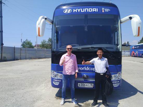 Yutong a achevé avec succès le travail de service pendant la Coupe du monde Yutong a achevé avec succès le travail de service pendant la Coupe du monde