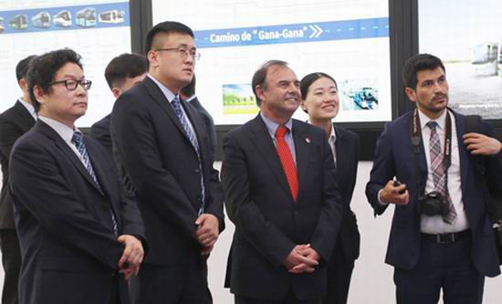 Le vice-ministre chilien a félicité la nouvelle énergie de Yutong