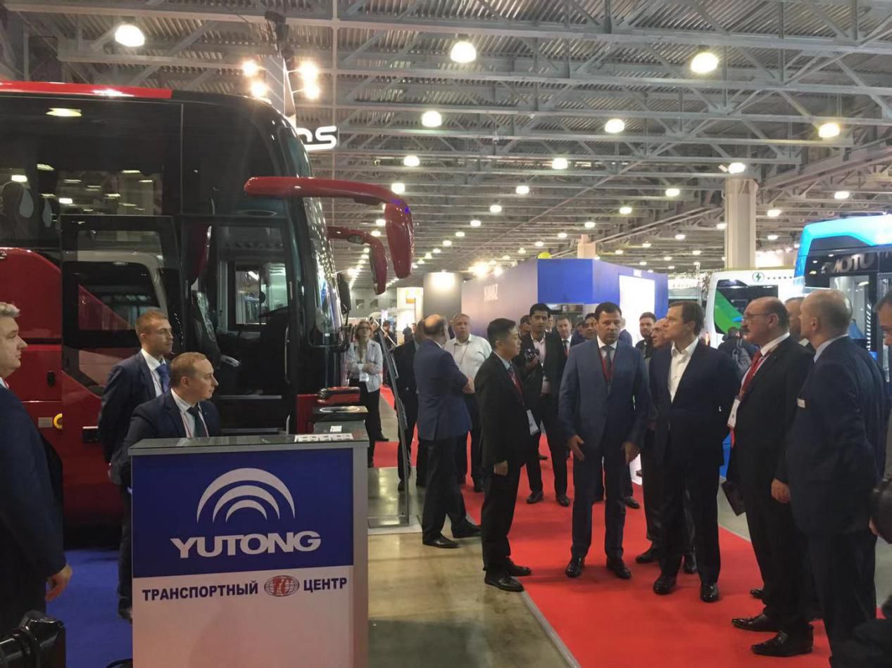 Loué par le maire adjoint de Moscou, Yutong scintille sur BUSWORLD MOSCOW Loué par le maire adjoint de Moscou, Yutong scintille sur BUSWORLD MOSCOW