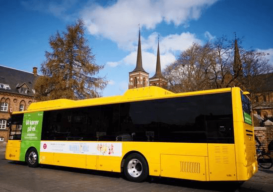 Les  bus purement électriques de Yutong entrent dans le royaume des contes de fées Danemark